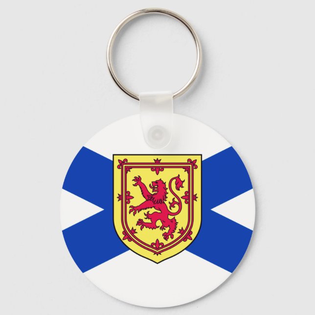 Flag of Nova Scotia, Canada Keychain (Front)