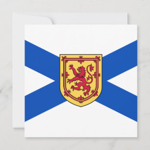 Flag of Nova Scotia (Canadian Province) Card