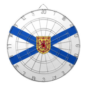 Flag of Nova Scotia (Canadian Province) Dartboard
