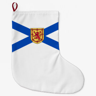 Flag of Nova Scotia (Canadian Province) Large Christmas Stocking