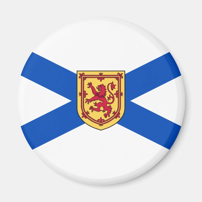 Flag of Nova Scotia (Canadian Province) Magnet (Front)