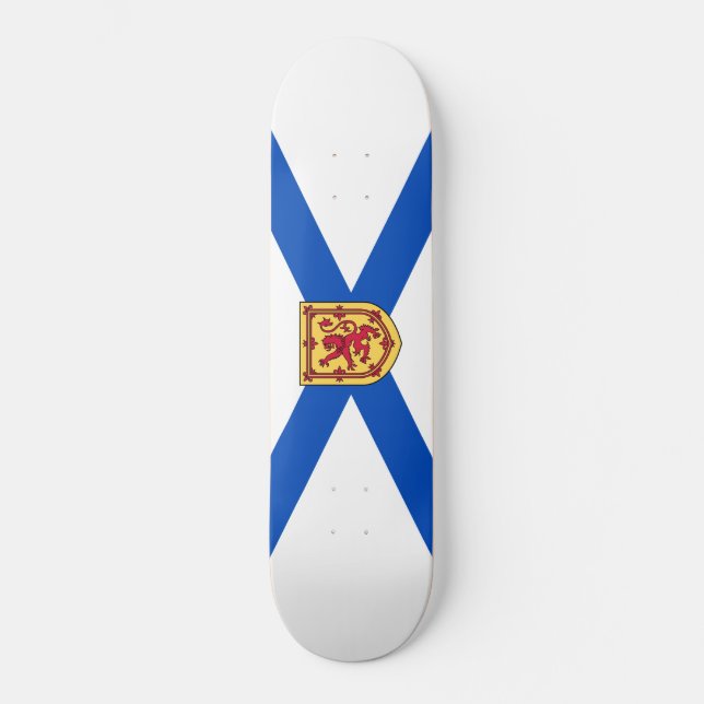 Flag of Nova Scotia (Canadian Province) Skateboard (Front)