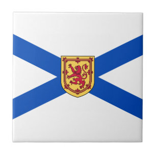 Flag of Nova Scotia (Canadian Province) Tile