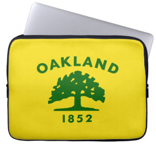 Flag of Oakland, California Laptop Sleeve