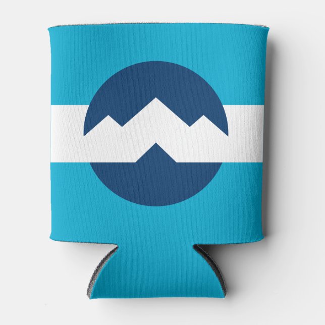 Flag of Ogden, Utah Can Cooler (Front)