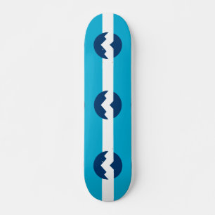 Flag of Ogden, Utah Skateboard