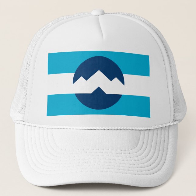 Flag of Ogden, Utah Trucker Hat (Front)