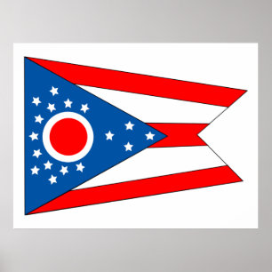 Flag of Ohio Poster