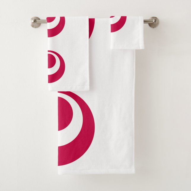 Flag of Okinawa Prefecture, Japan Bath Towel Set (Insitu)