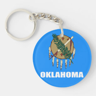 Flag of Oklahoma Keychain