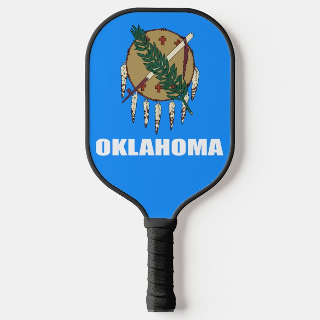 Flag of Oklahoma  Pickleball Paddle (Front)