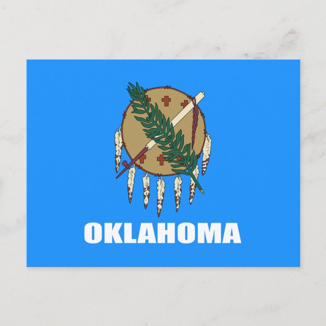 Flag of Oklahoma  Postcard (Front)