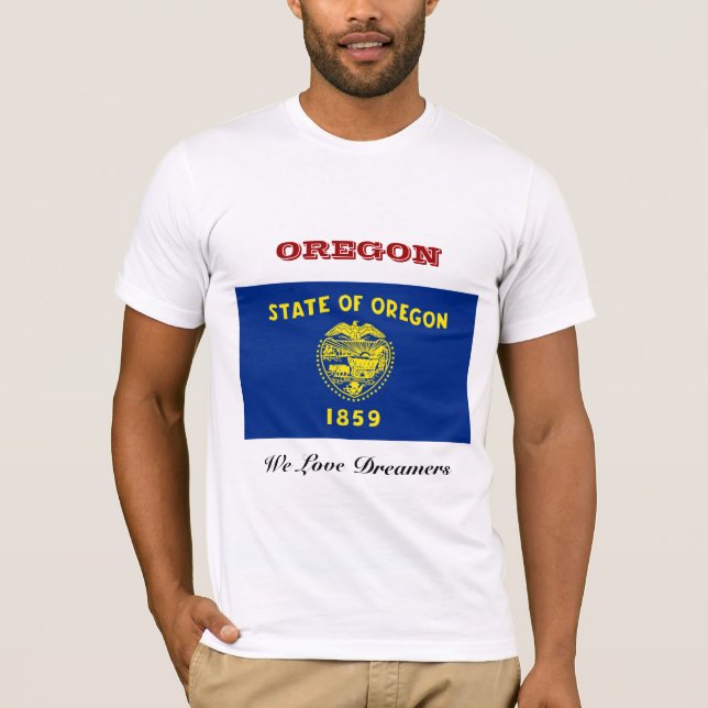 Flag of Oregon T-Shirt (Front)