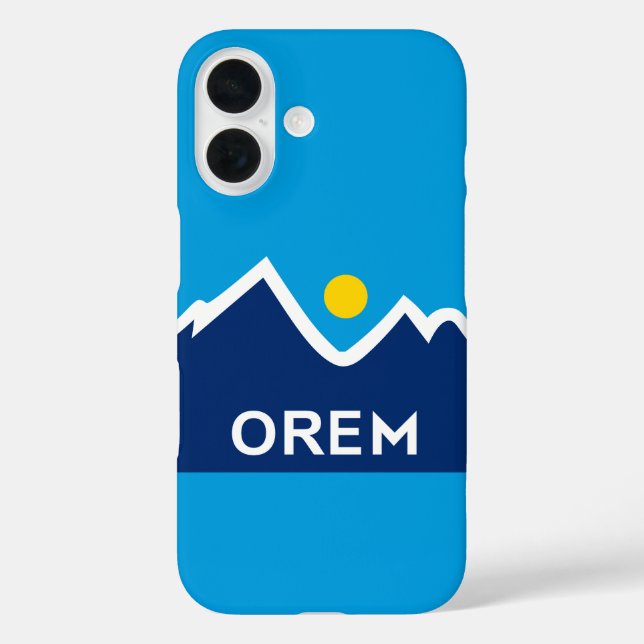 Flag of Orem, Utah Case-Mate iPhone Case (Back)
