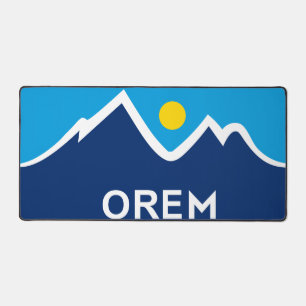 Flag of Orem, Utah Desk Mat
