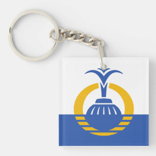  Flag of Orlando, Florida. Keychain