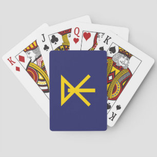 Flag of Osaka (Japan) Playing Cards