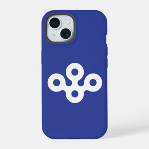 Flag of Osaka Prefecture, Japan iPhone 15 Case