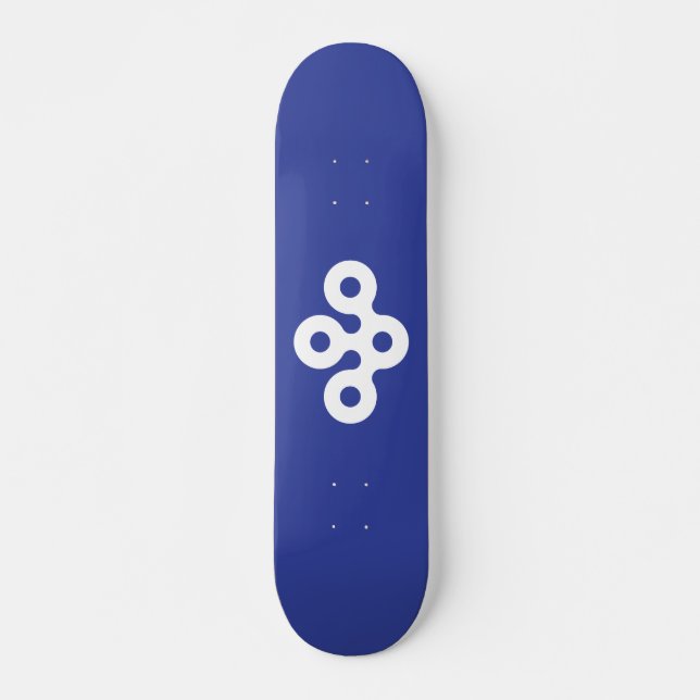 Flag of Osaka Prefecture, Japan Skateboard (Front)