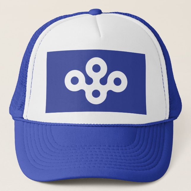 Flag of Osaka Prefecture, Japan Trucker Hat (Front)