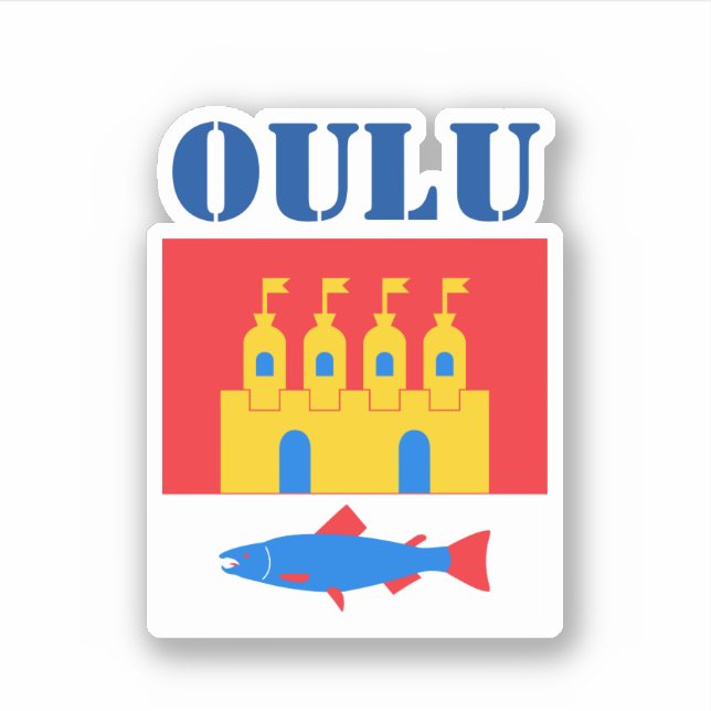 Flag of Oulu, Finland (Front)