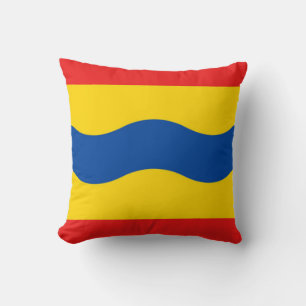 Flag of Overijssel Throw Pillow