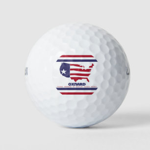 Flag of Oxnard (California) Golf Balls