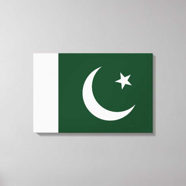 Flag of Pakistan Canvas Print (Front)