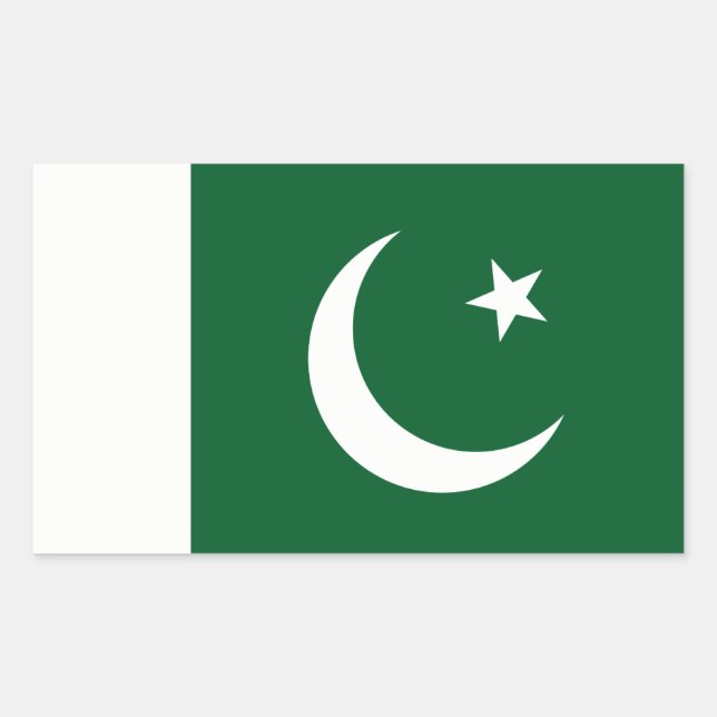 Flag of Pakistan Decal Sticker (Front)