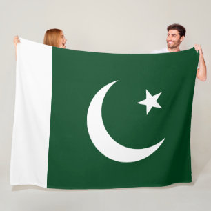 Flag of Pakistan Fleece Blanket