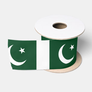 Flag of Pakistan Satin Ribbon