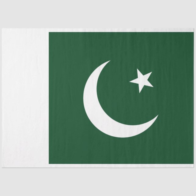 Flag of Pakistan Tissue Paper (Front)