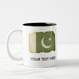 Flag of Pakistan Two-Tone Coffee Mug