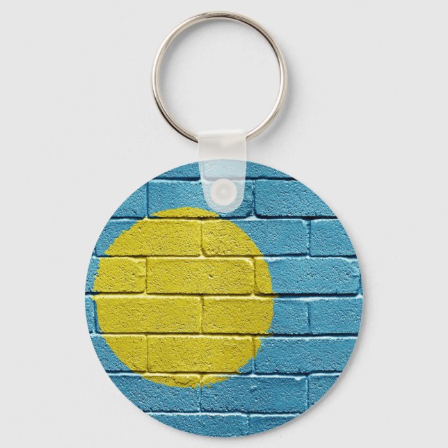 Flag of Palau Keychain (Front)
