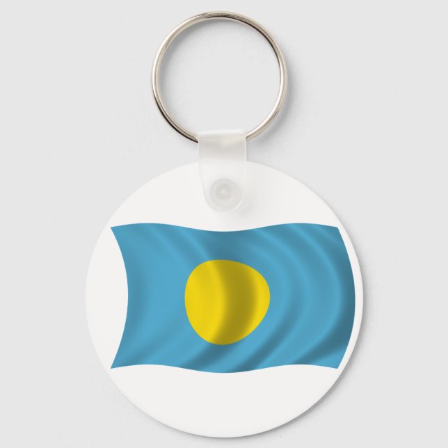 Flag of Palau Keychain (Front)