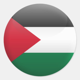 Flag of Palestine Classic Round Sticker