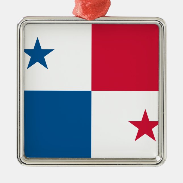 Flag of Panama Metal Ornament (Front)