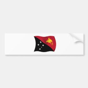 Flag of Papua New Guinea Bumper Sticker