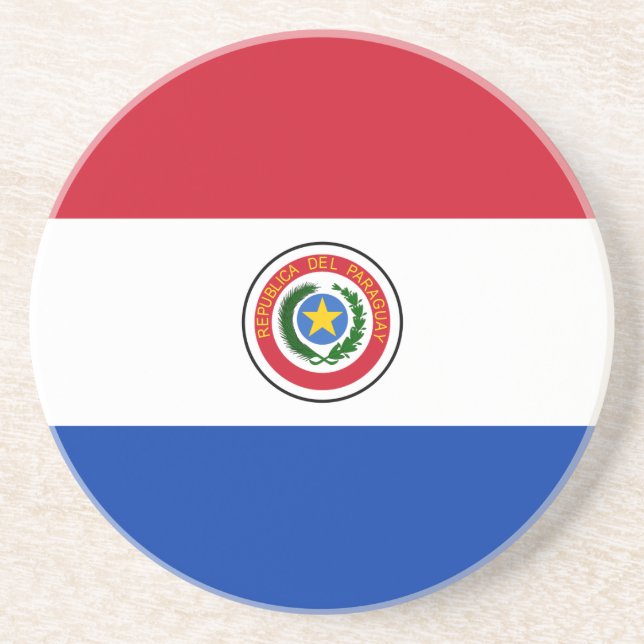 Flag of Paraguay Coaster (Front)