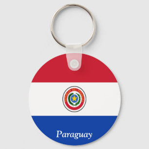 Flag of Paraguay Keychain