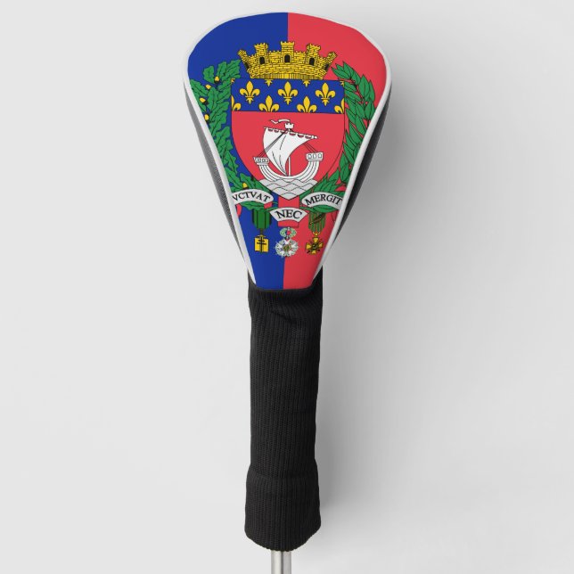 Flag of Paris, France  Golf Head Cover (Front)