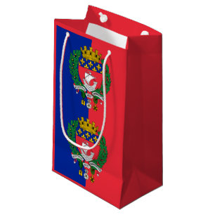 Flag of Paris, France Small Gift Bag