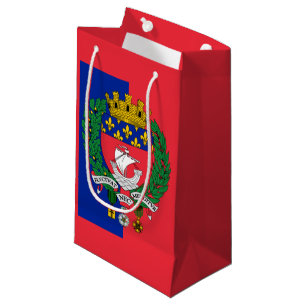 Flag of Paris, France Small Gift Bag