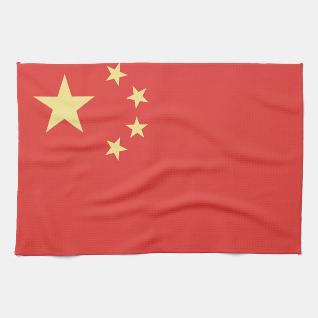 Flag of Peoples Republic of China Kitchen Towel (Horizontal)