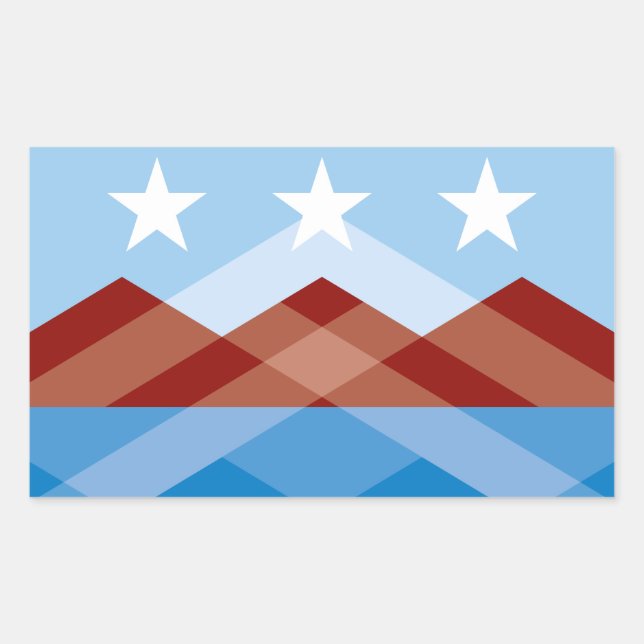 Flag of Peoria, Arizona Sticker (Front)