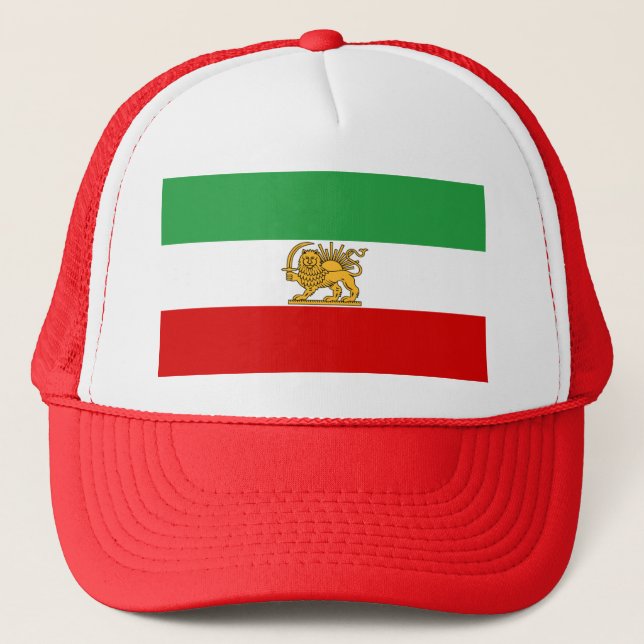Flag of Persia / Iran (1964-1980) Trucker Hat (Front)