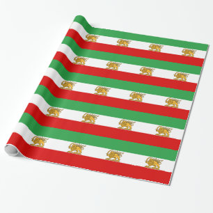 Flag of Persia / Iran (1964-1980) Wrapping Paper