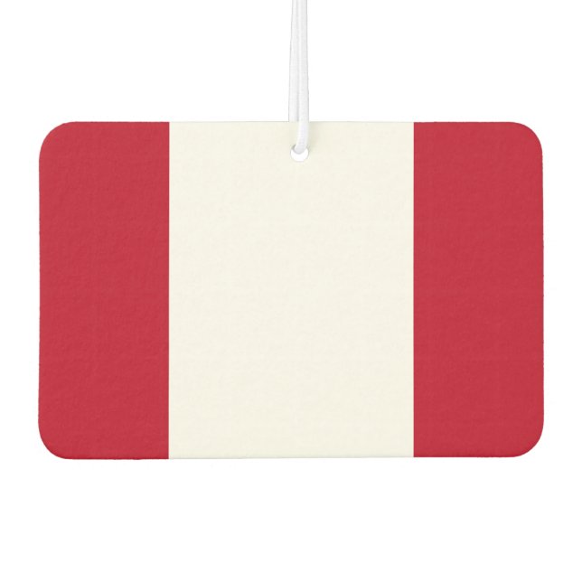 Flag of Peru Air Freshener (Front)