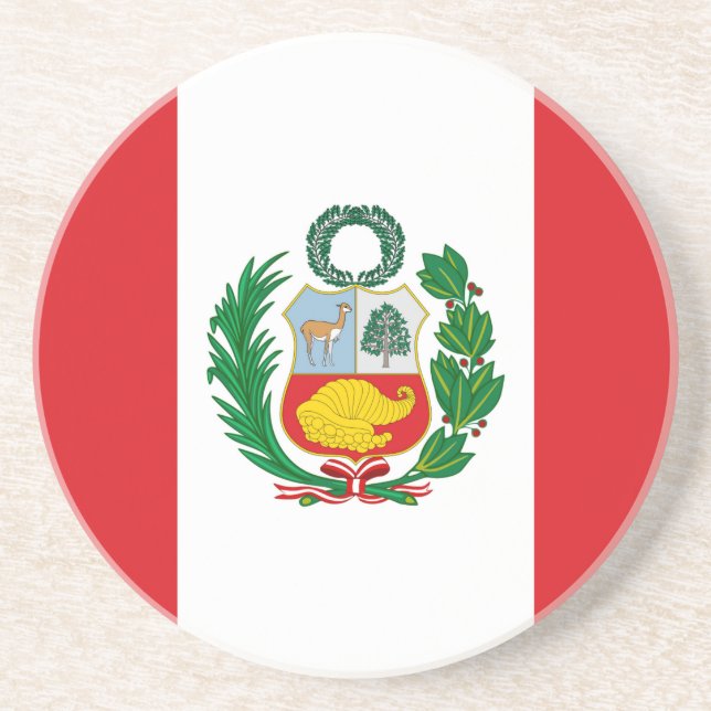 Flag of Peru Coaster (Front)