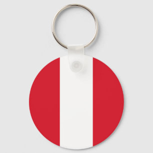 Flag of Peru Keychain